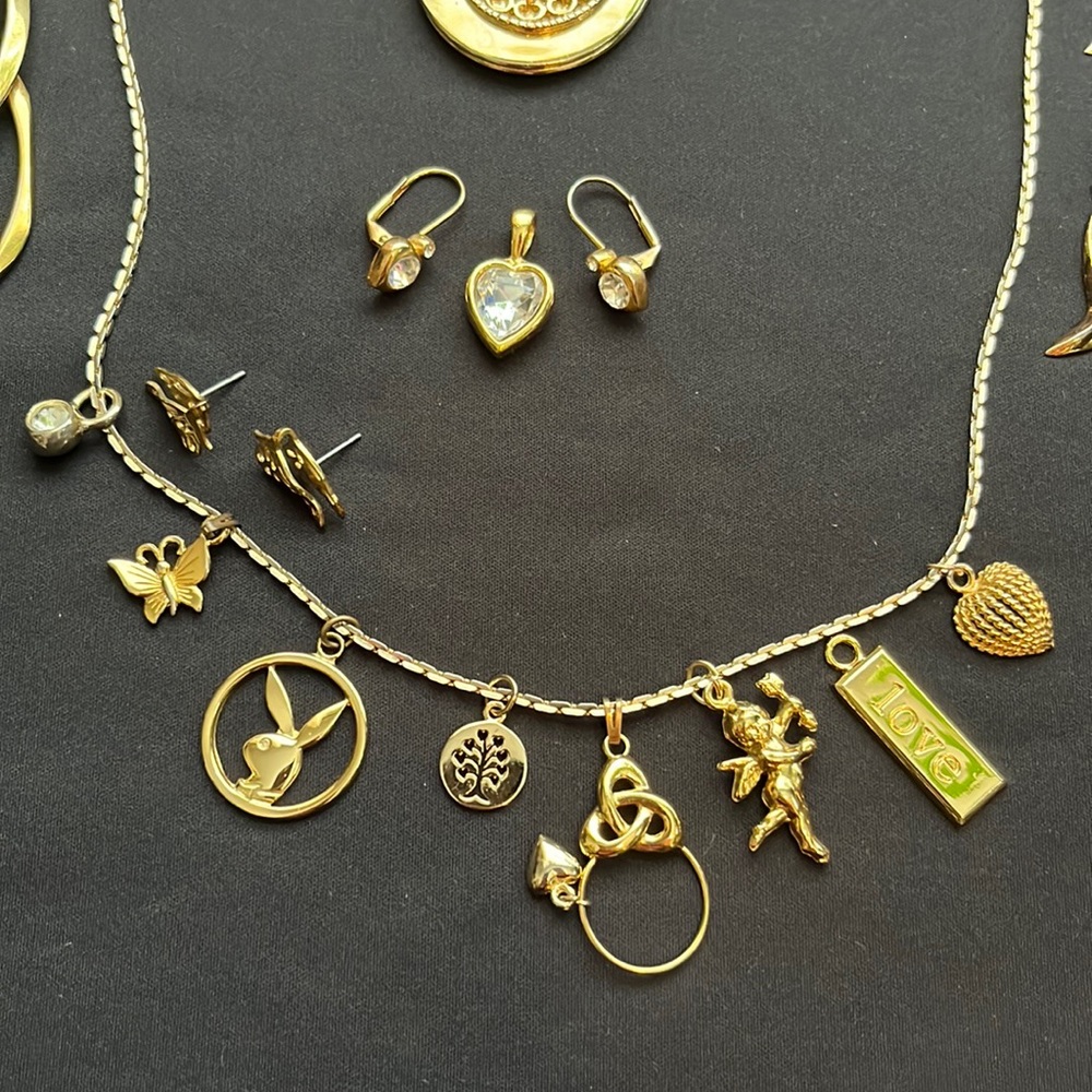 Gold Tone Jewelry Charms Bundle - Picture 3 of 9